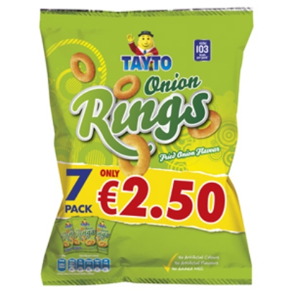 Picture of Tayto Onion Rings 7pk  PM €2.50  x12